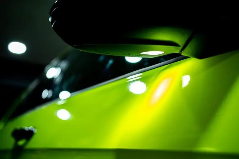 Full carwrap Volkswagen GTE Toxic green